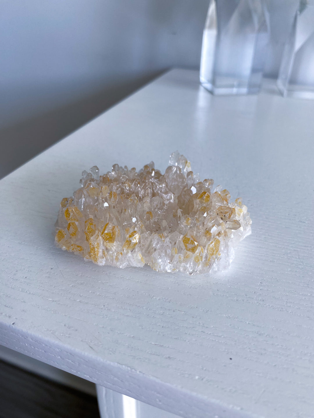 Iron Coated Quartz Cluster #8