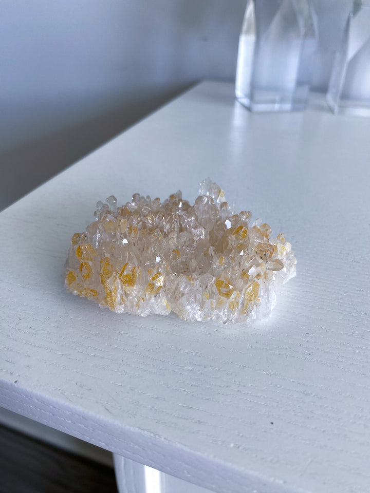 Iron Coated Quartz Cluster #8