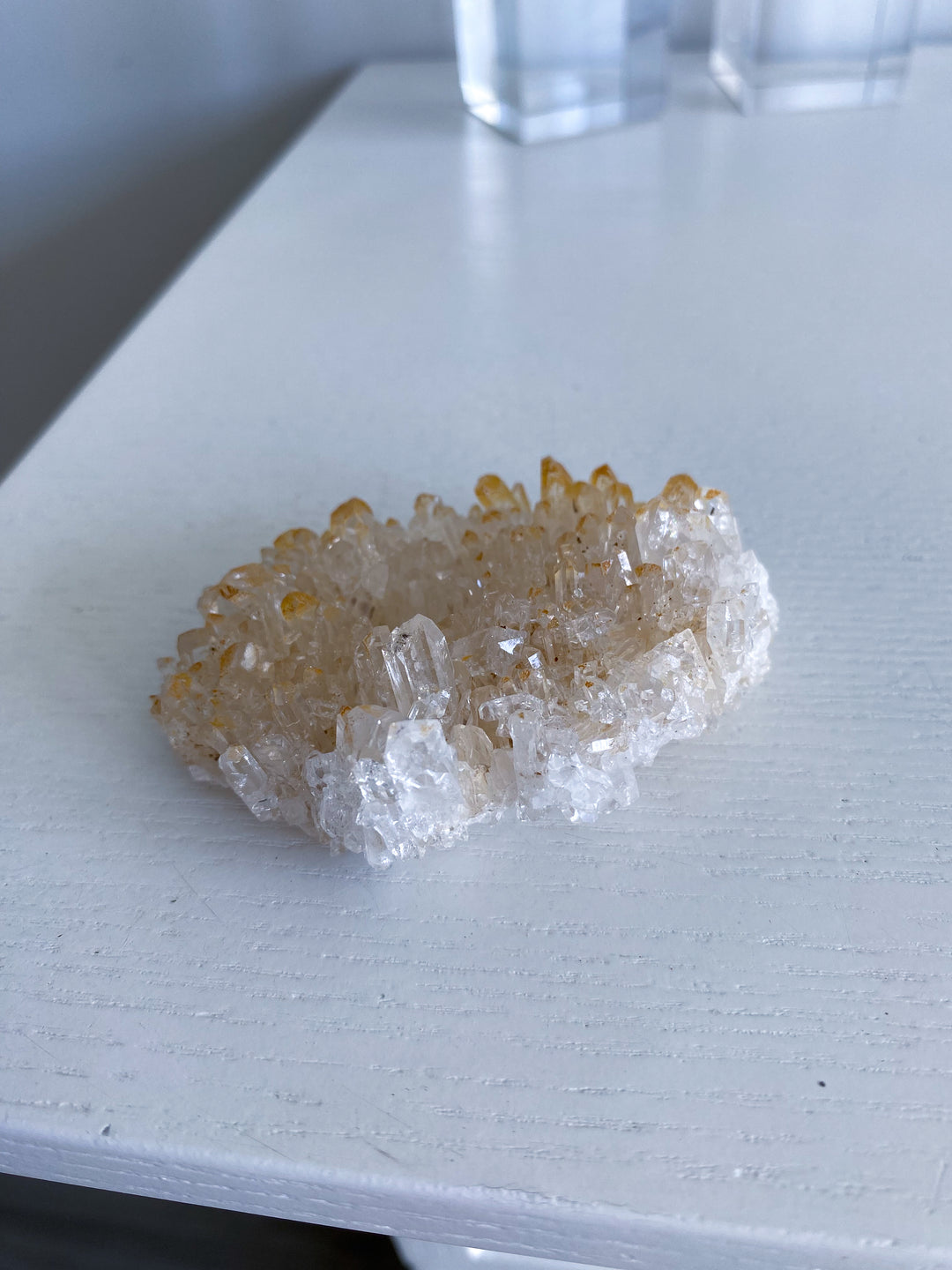 Iron Coated Quartz Cluster #8