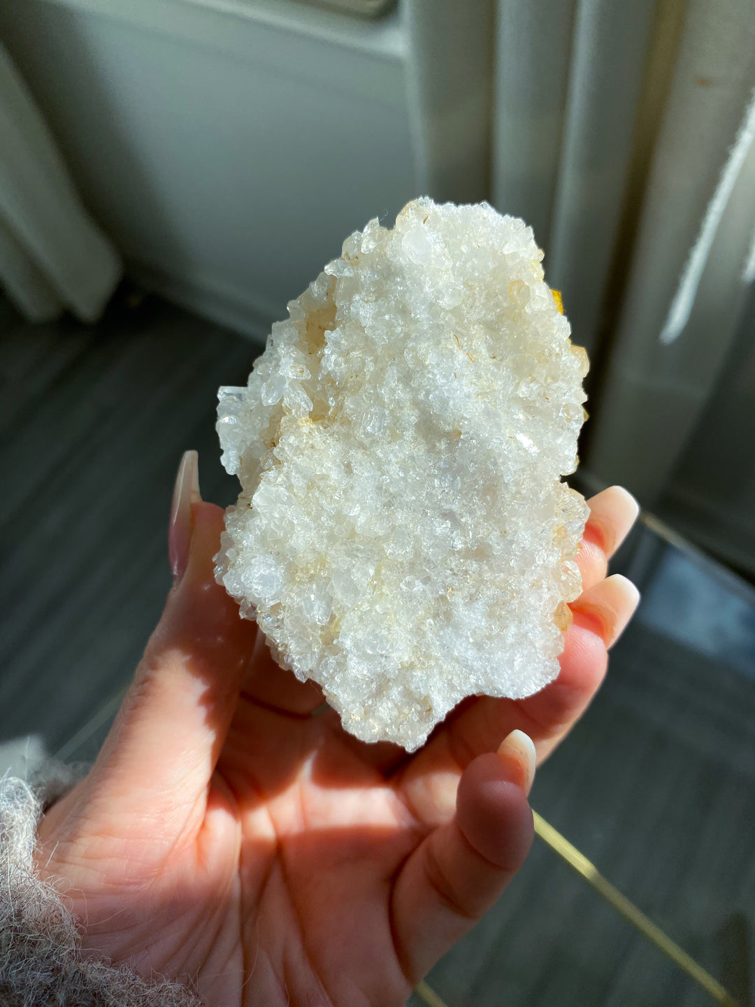 Iron Coated Quartz Cluster #8
