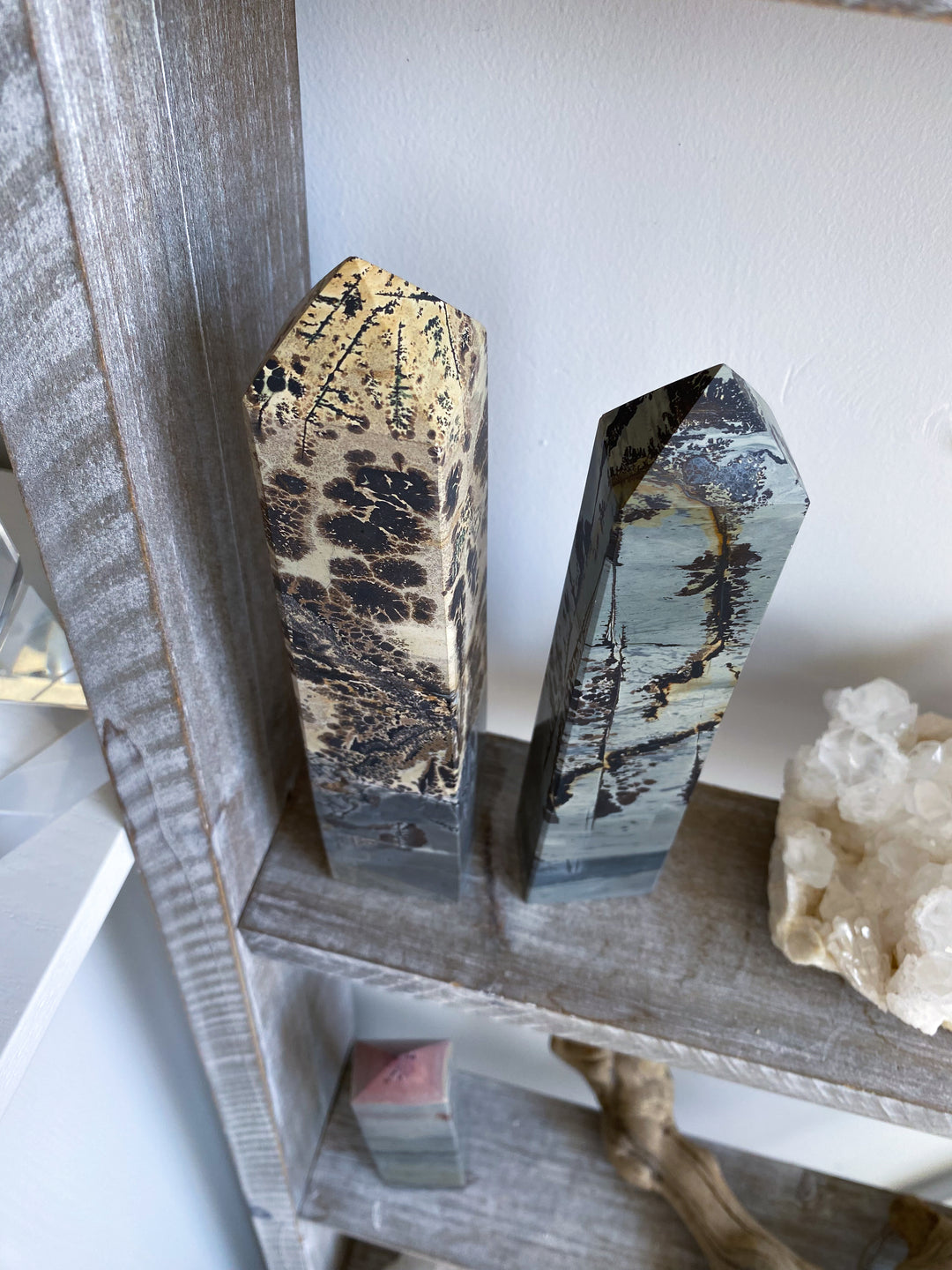 Choose Your XL 8" Picture Jasper Tower