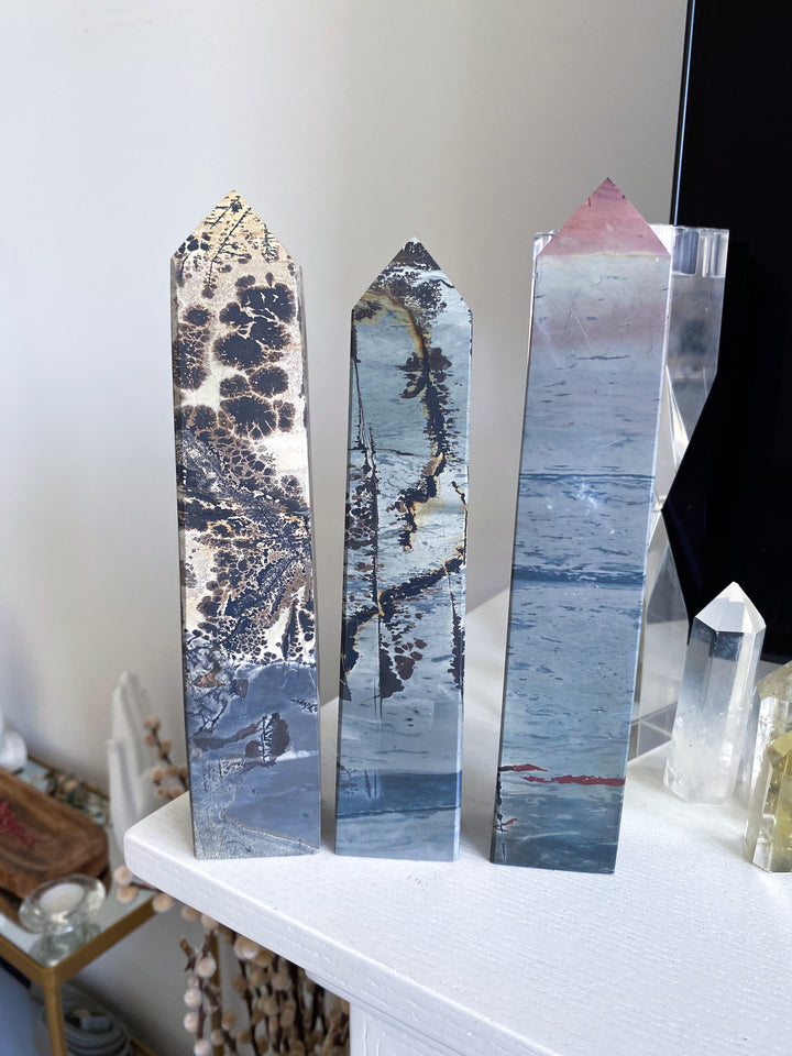 Choose Your XL 8" Picture Jasper Tower