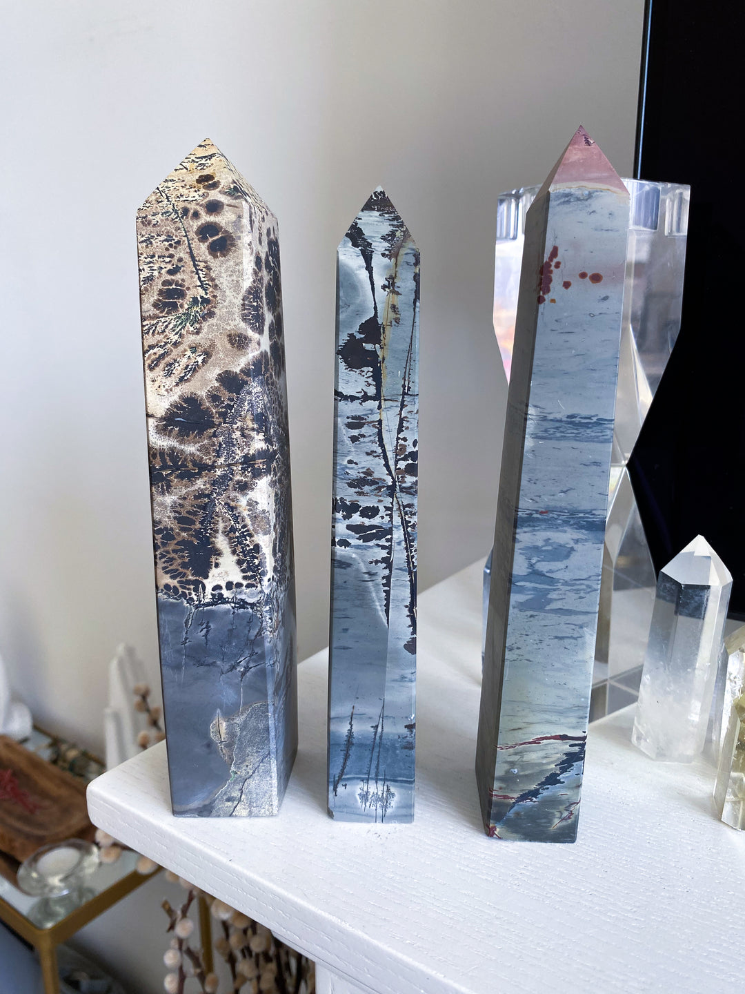 Choose Your XL 8" Picture Jasper Tower