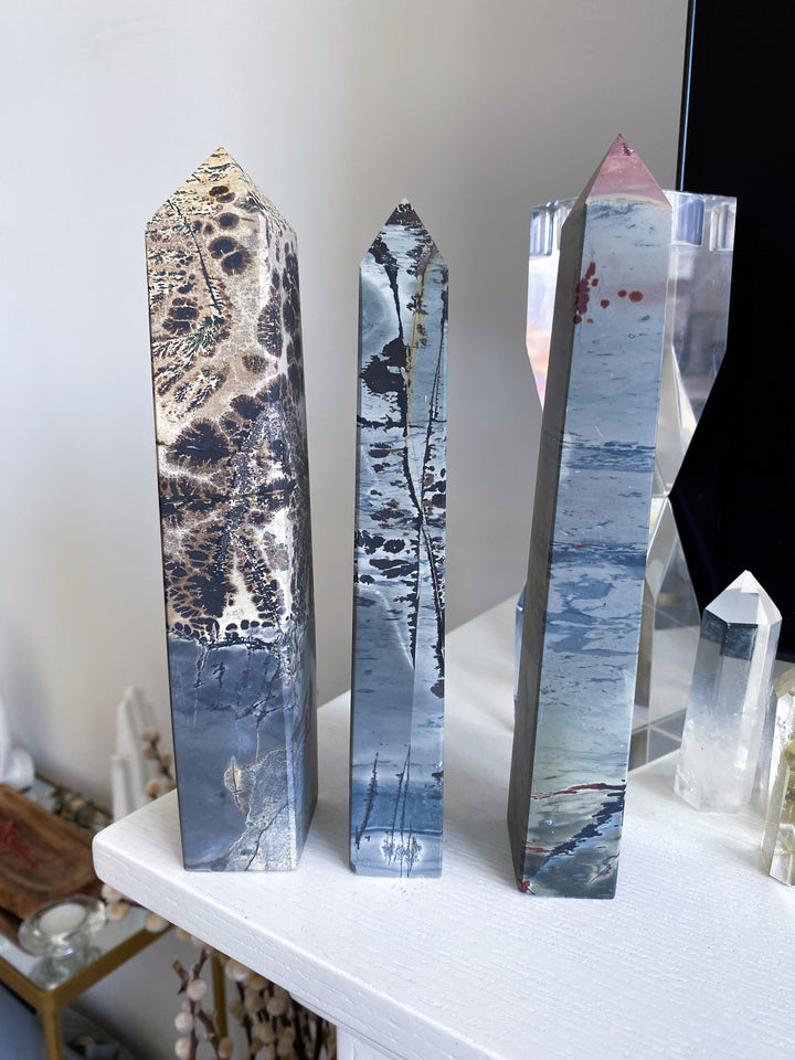 Choose Your XL 8" Picture Jasper Tower