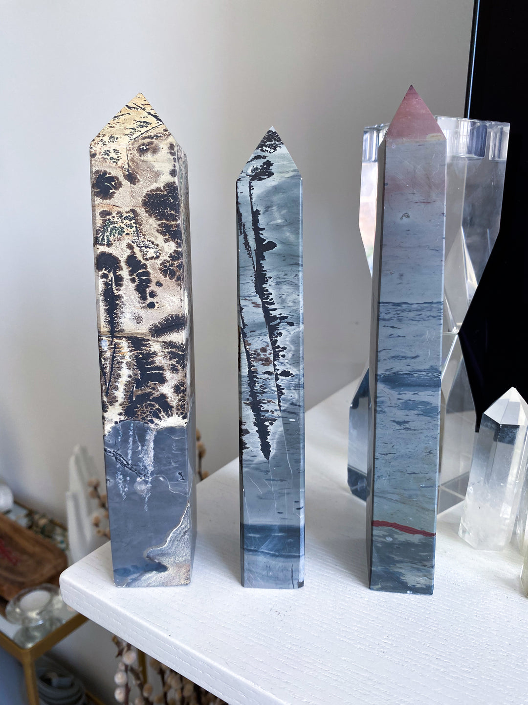 Choose Your XL 8" Picture Jasper Tower
