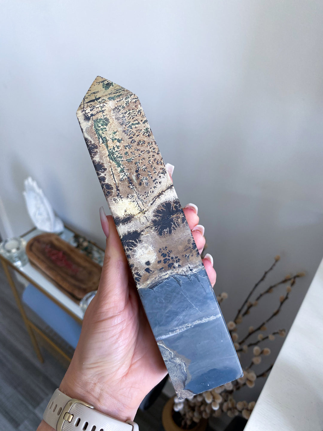 Choose Your XL 8" Picture Jasper Tower