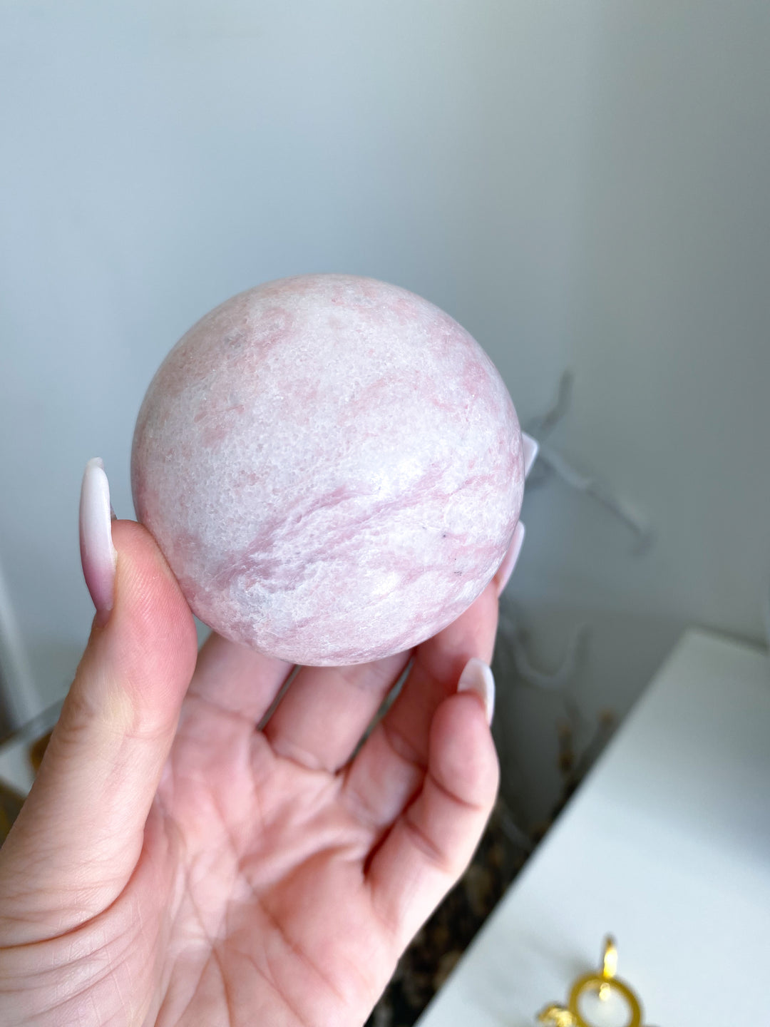 Pink Opal Sphere #1