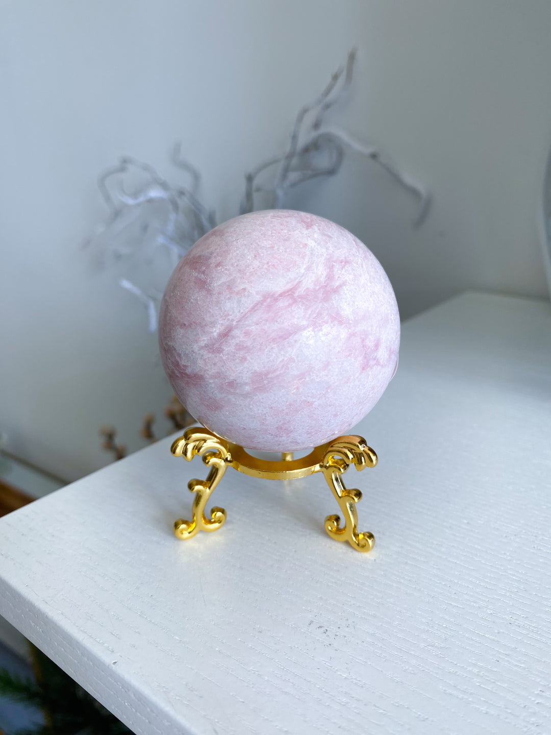 Pink Opal Sphere #1