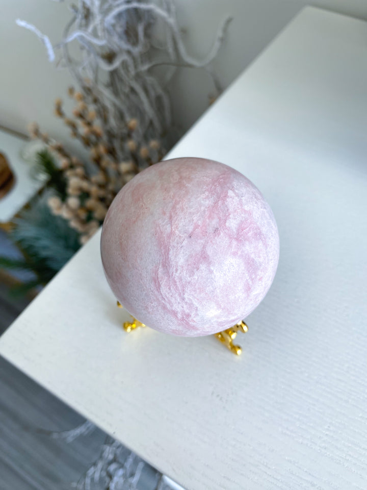 Pink Opal Sphere #1