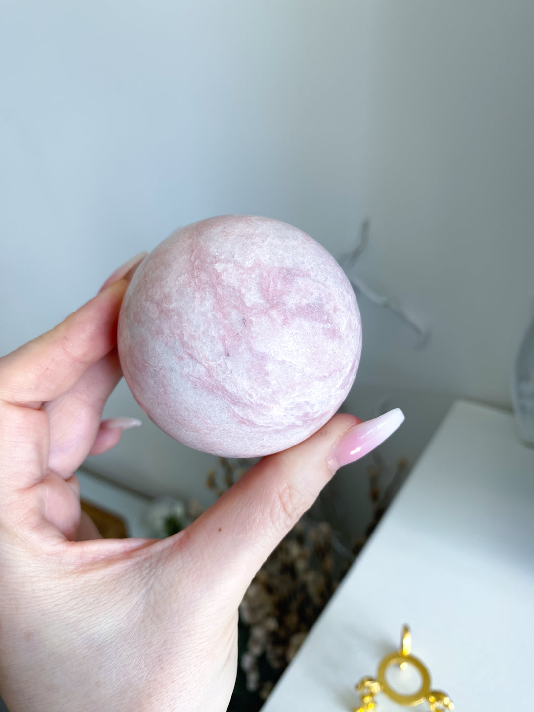 Pink Opal Sphere #1