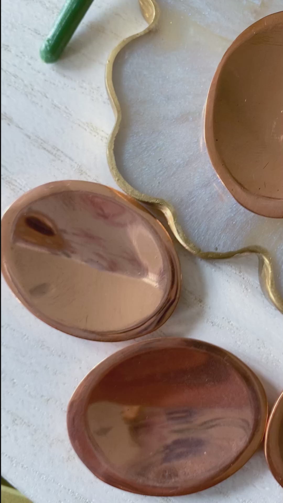 Copper Worry Stone