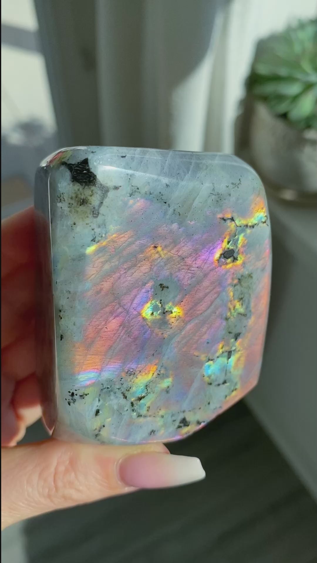 STUNNING Sunset Labradorite Freeform #1