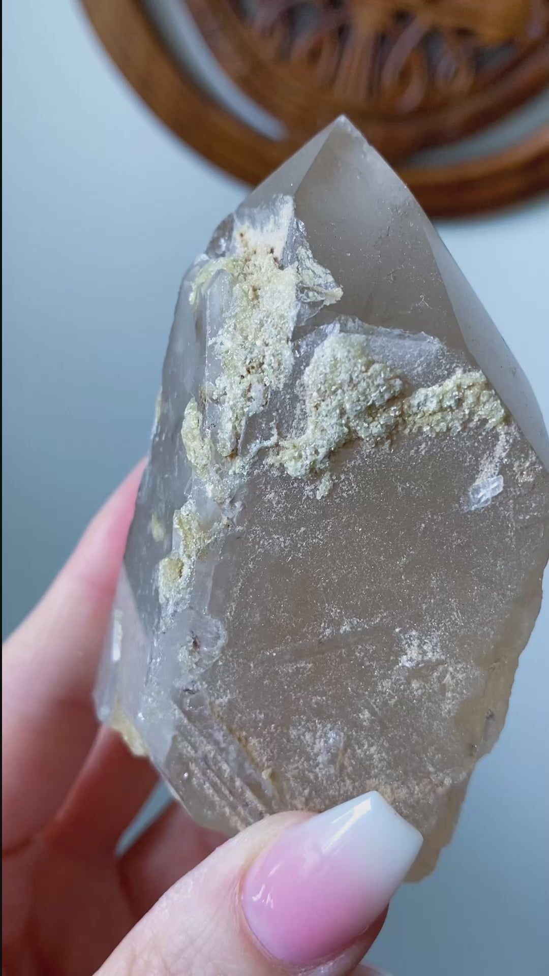 Unique Natural Citrine Top Polish #1