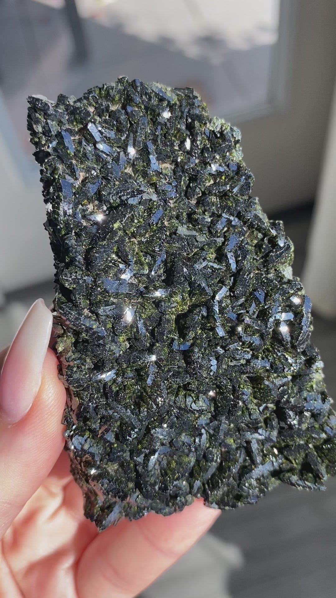 Deep Green Epidote Cluster #2