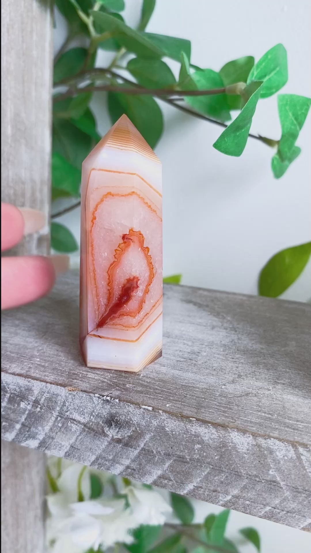 Fall Leaf Carnelian Tower #10