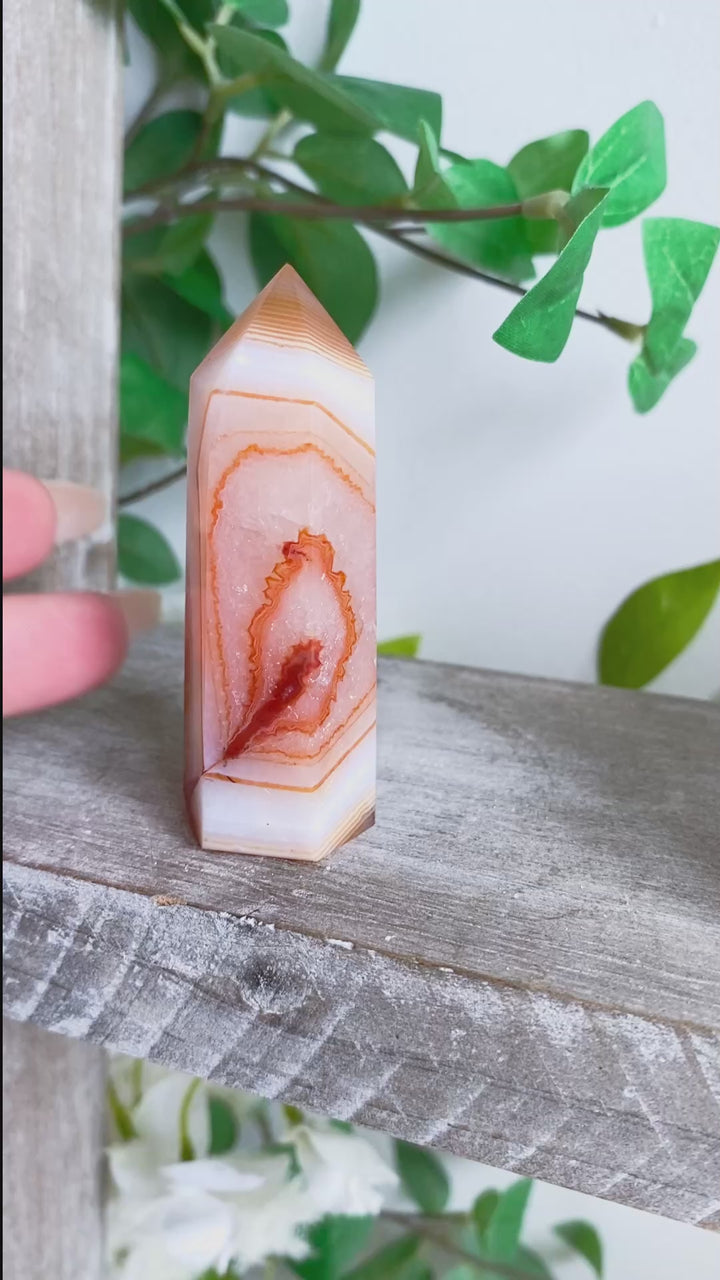 Fall Leaf Carnelian Tower #10
