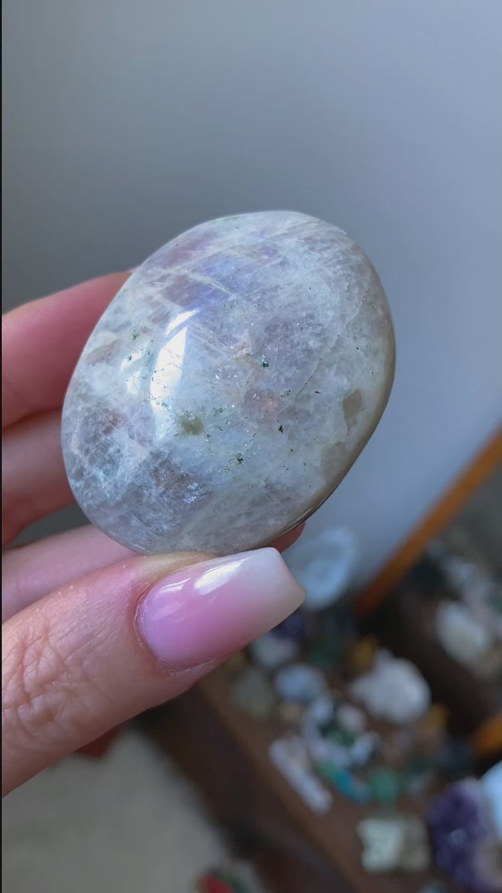 Gentle Moonstone and Sunstone Palm #2