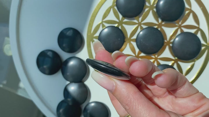 A Quality Black Jade Coin