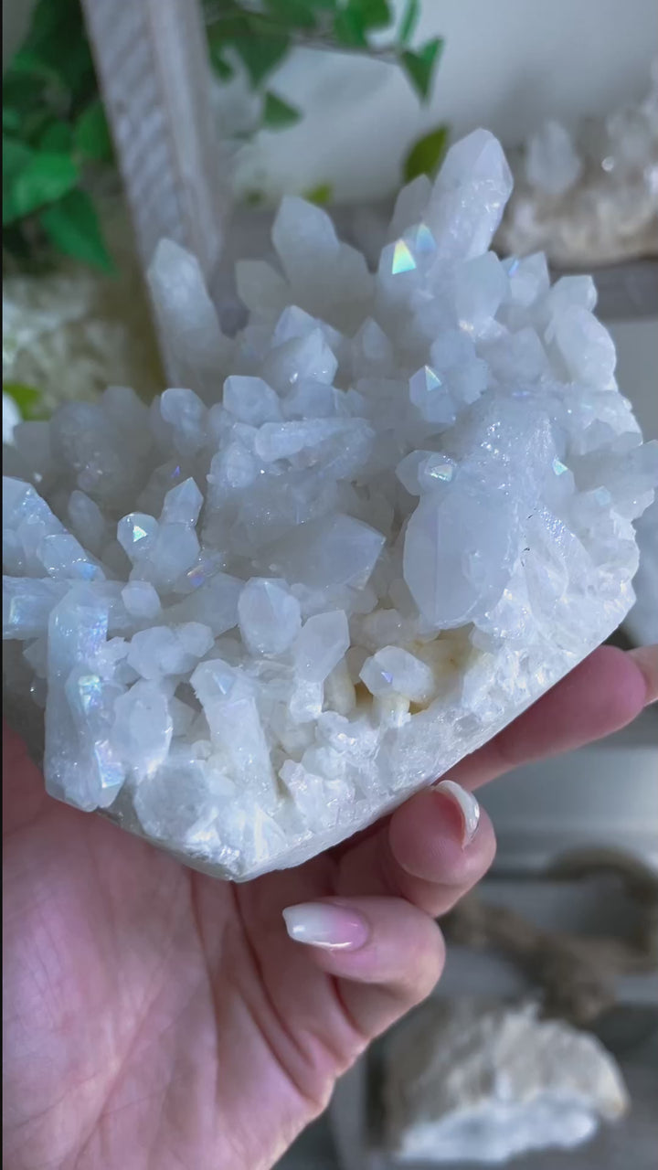 Super Sparkly Angel Aura Quartz Chunk #1