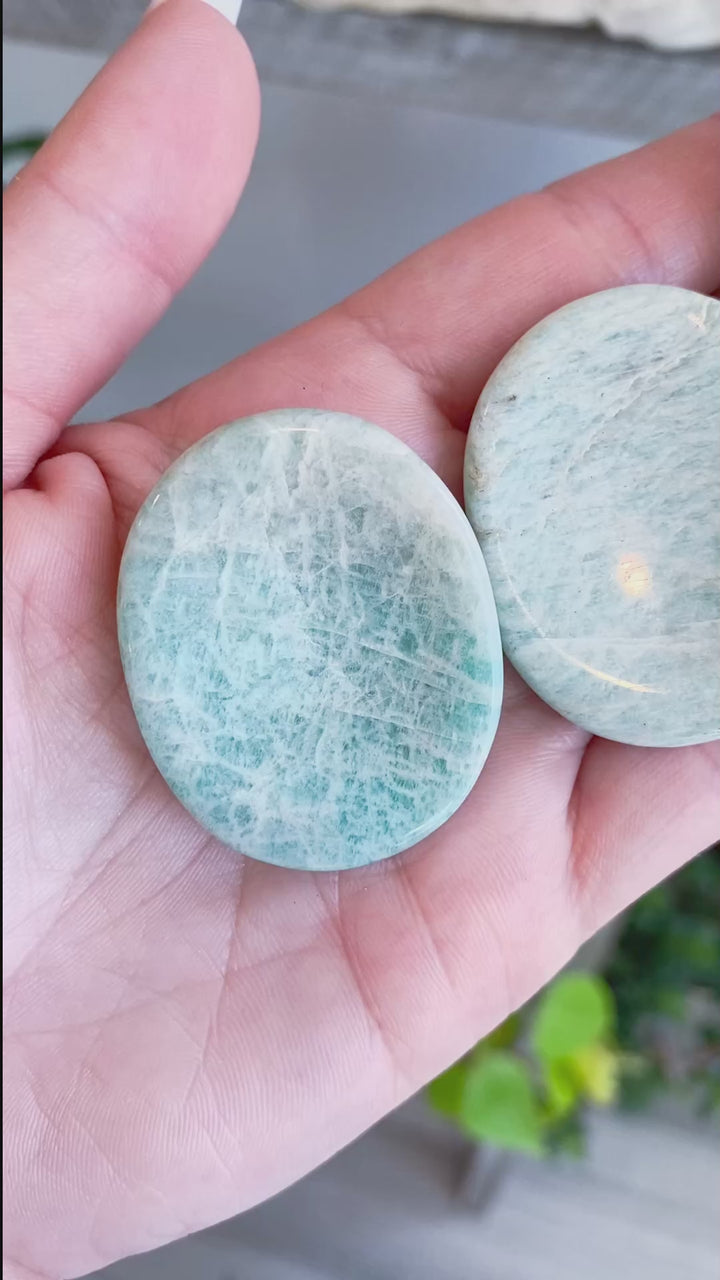 Amazonite Worry Stone