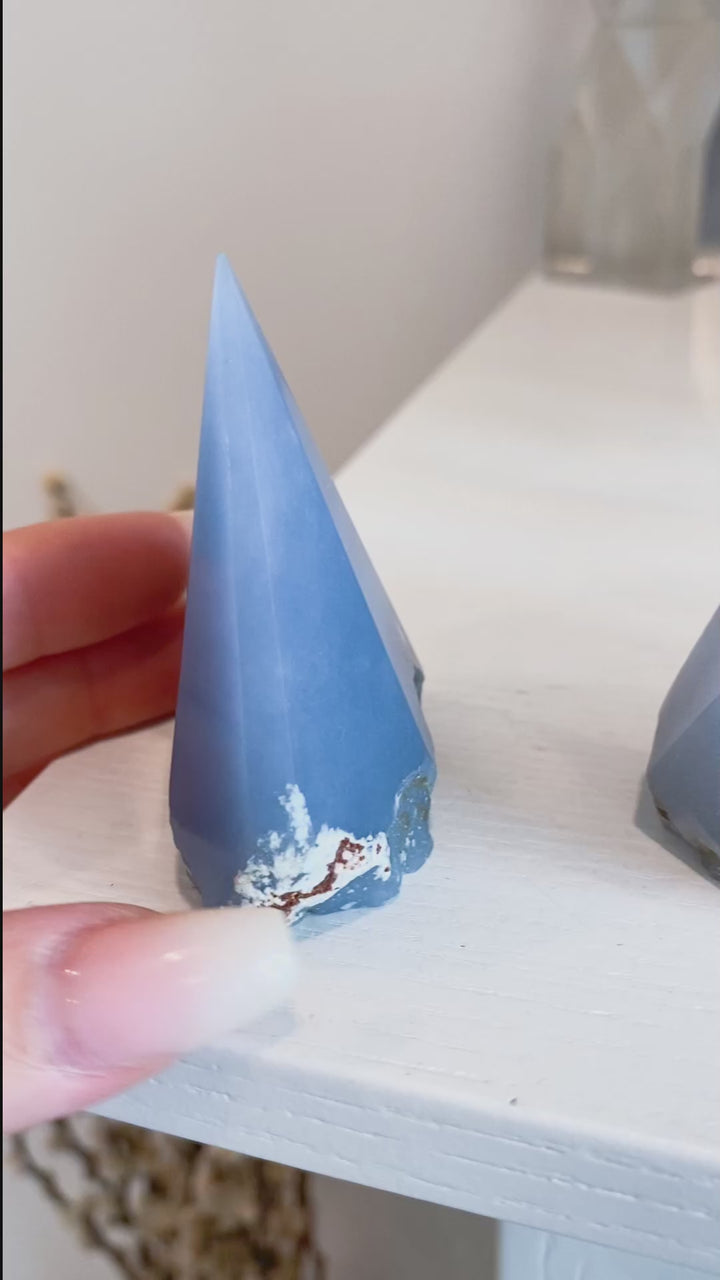 Angelite Top Polish Point