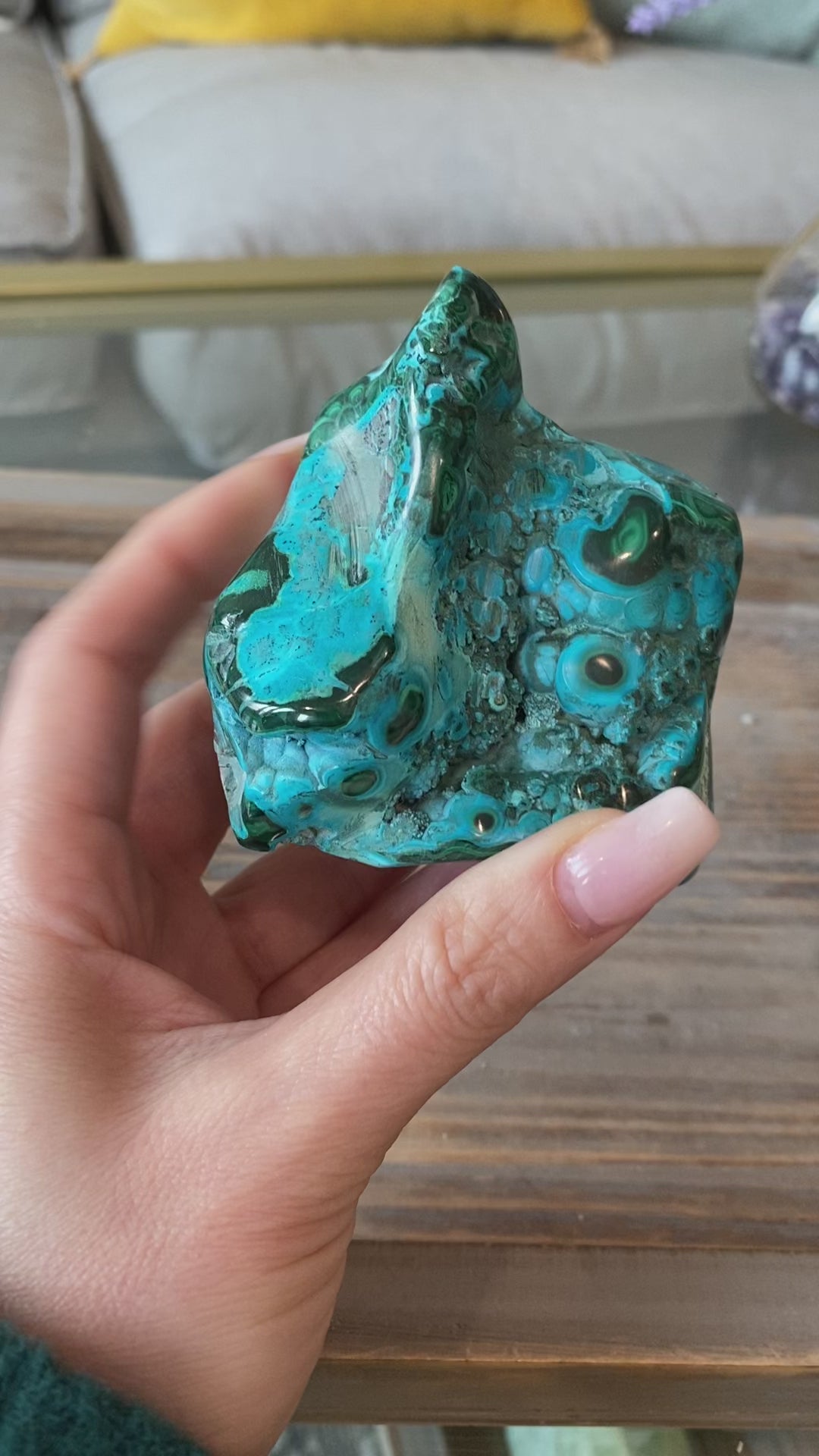 Chrysocolla Malachite Free Form #1