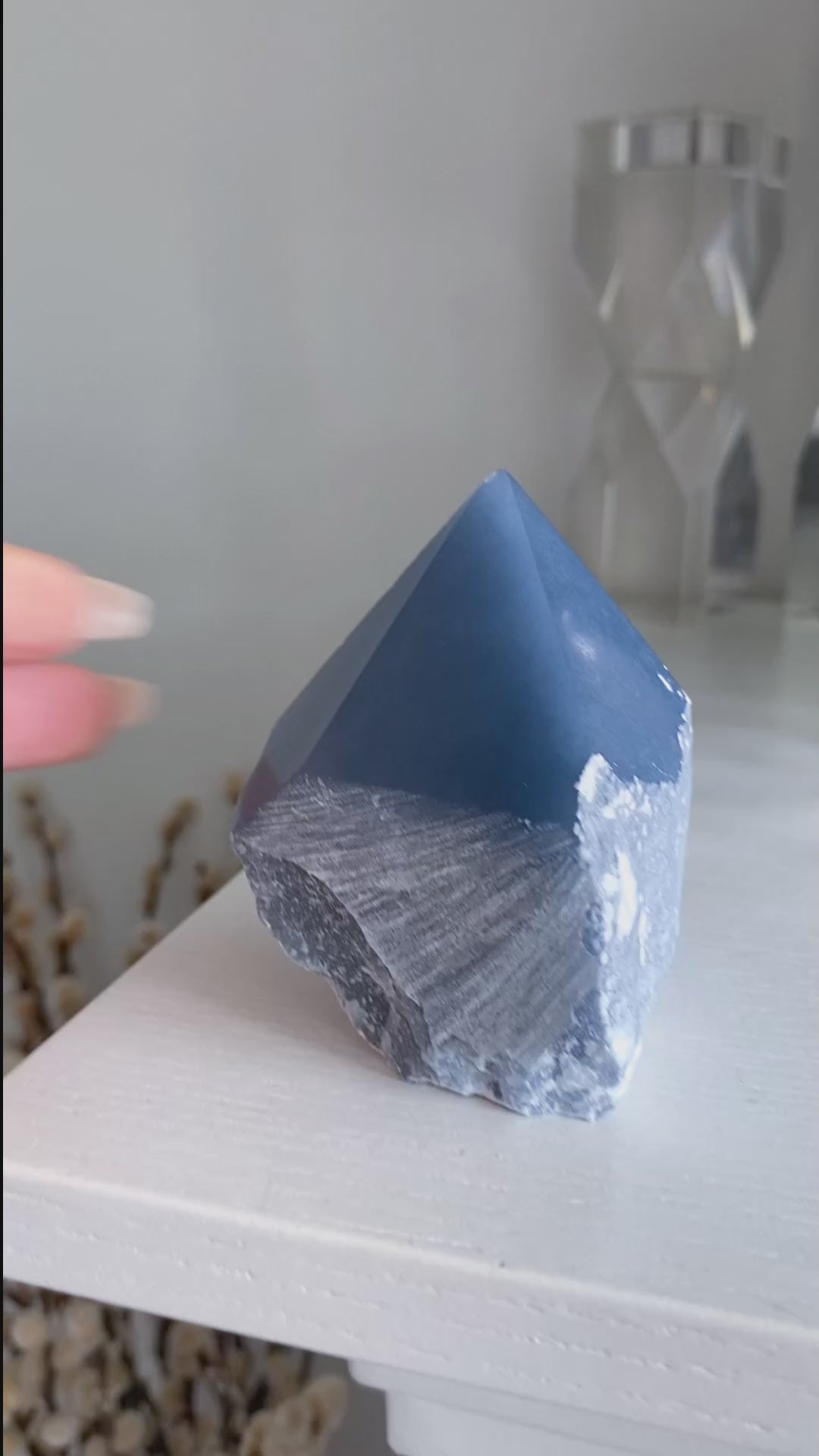 Unique Angelite Top Polish Point #9