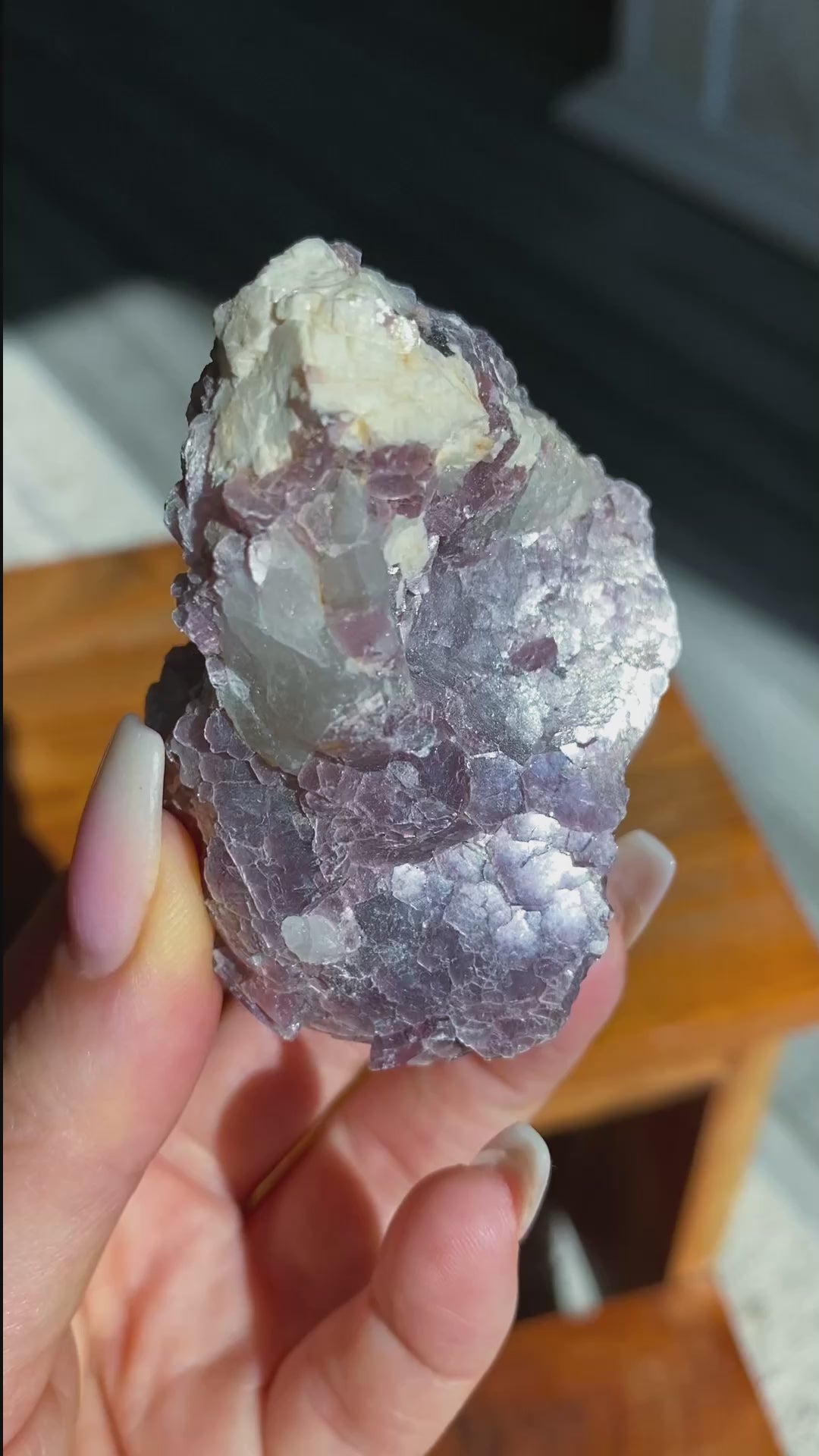 Mica-rich Purple Lepidolite Chunk