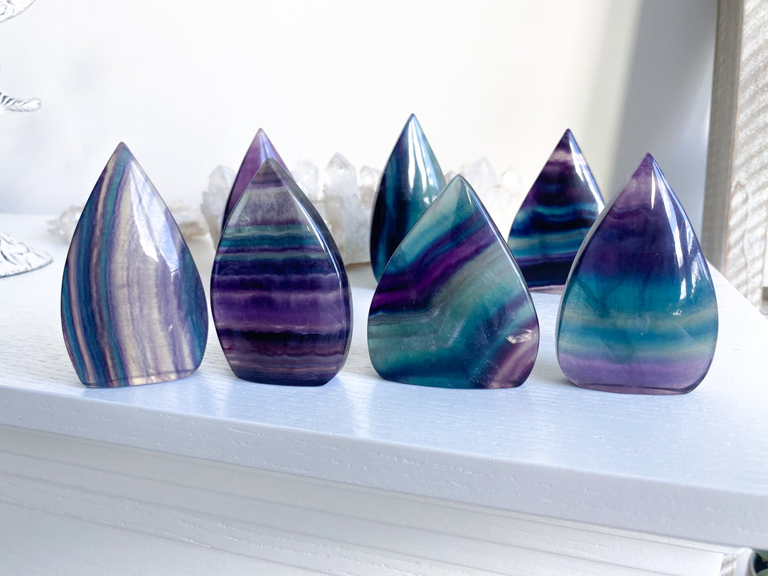 Rainbow Fluorite Flame