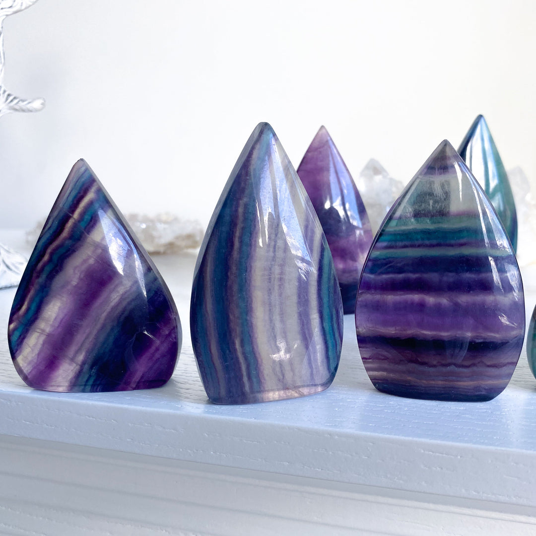 Rainbow Fluorite Flame