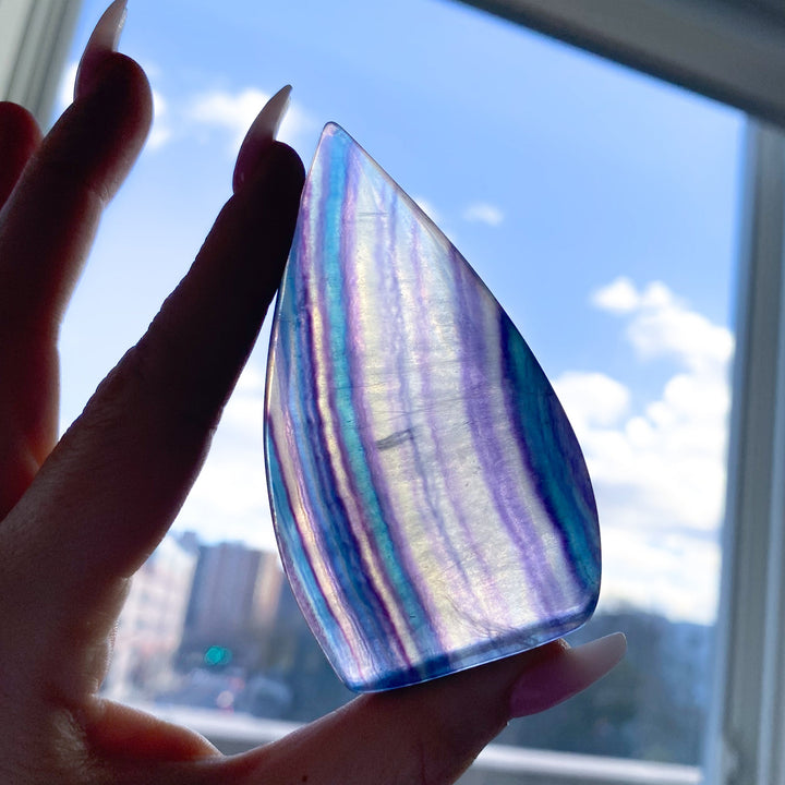 Rainbow Fluorite Flame