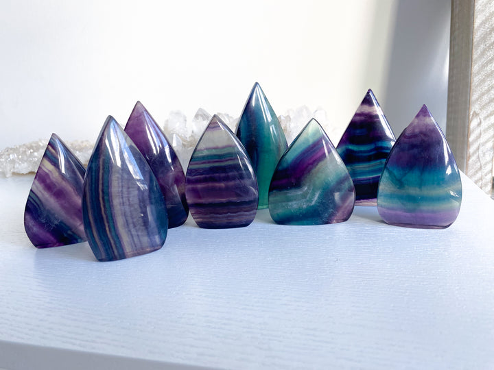 Rainbow Fluorite Flame