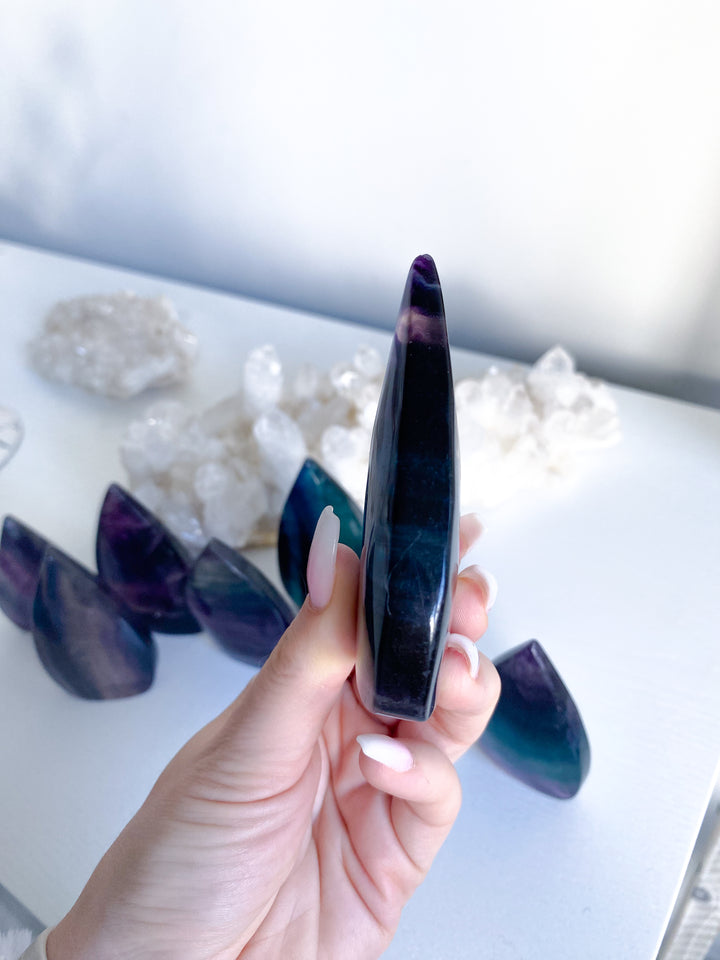 Rainbow Fluorite Flame