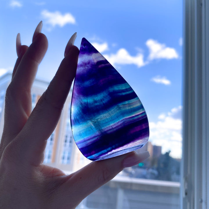 Rainbow Fluorite Flame