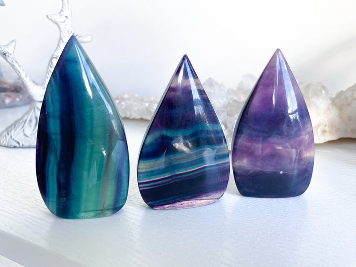 Rainbow Fluorite Flame