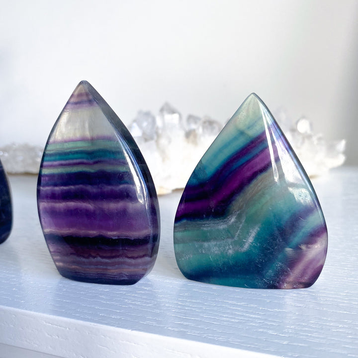 Rainbow Fluorite Flame