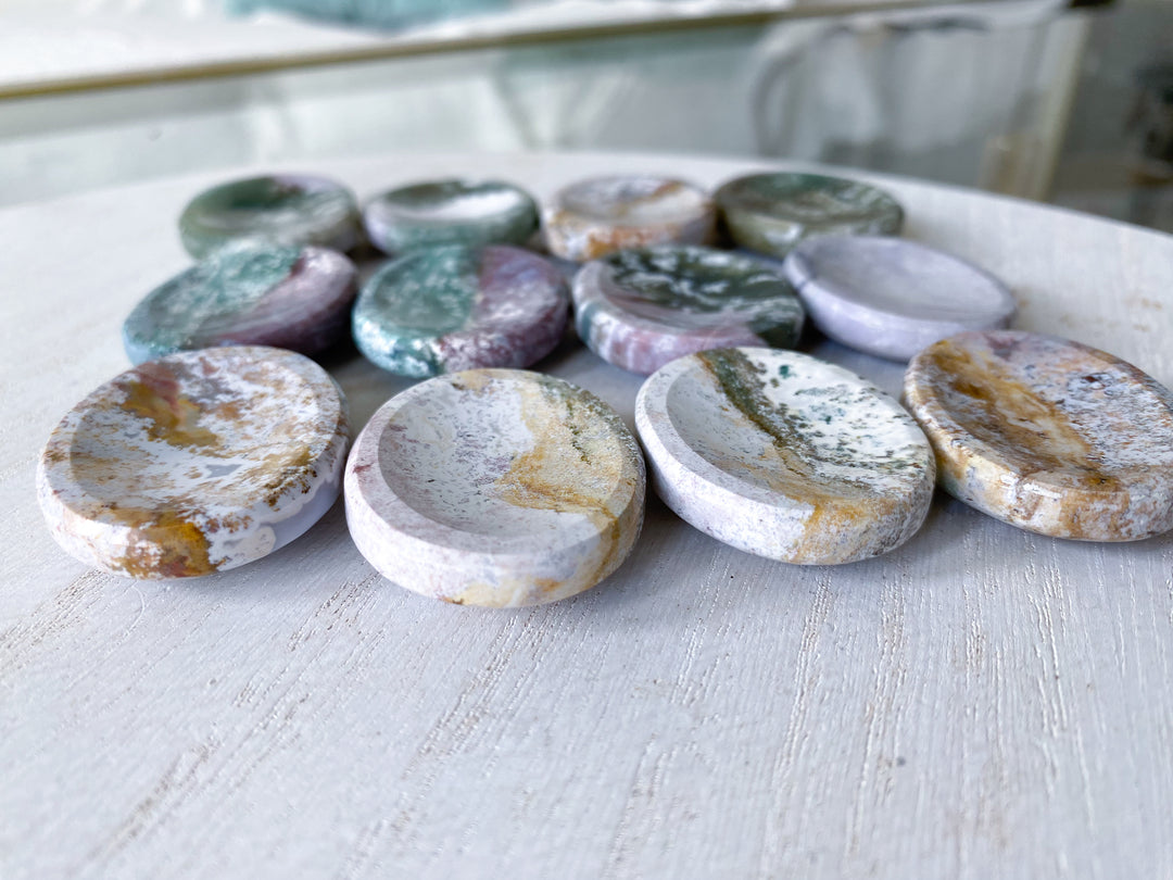 Pastel Unicorn Jasper Worry Stone - You Choose