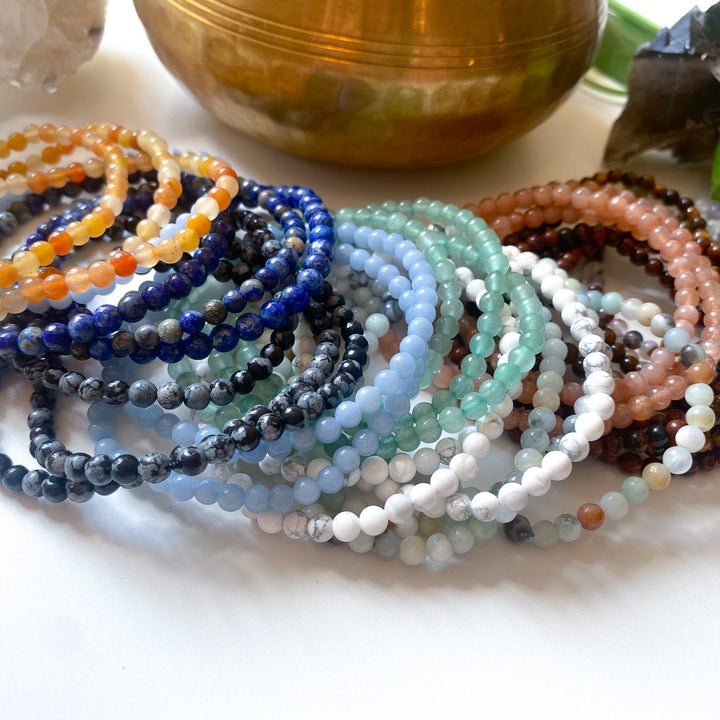 HEALING 4mm Crystal Stone Bracelets