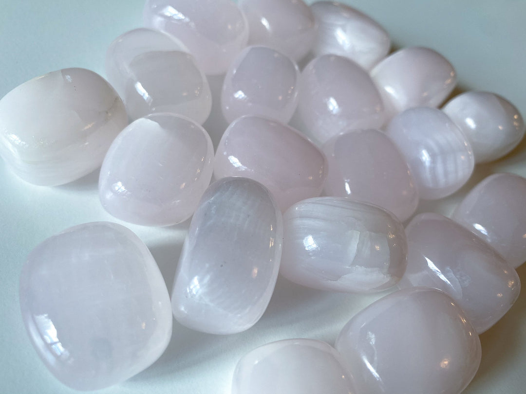LOVE ATTRACTOR Pink Calcite Tumbled Stone