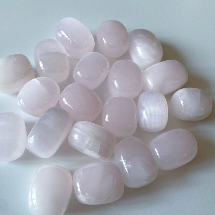 LOVE ATTRACTOR Pink Calcite Tumbled Stone