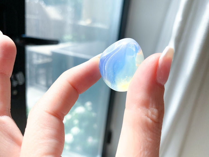 Opalite TIFFANY STONE - Meditation Stone - Business Success - Energy Enhancer - Mood Stablizer - Crystal for Transition - Psychic Powers