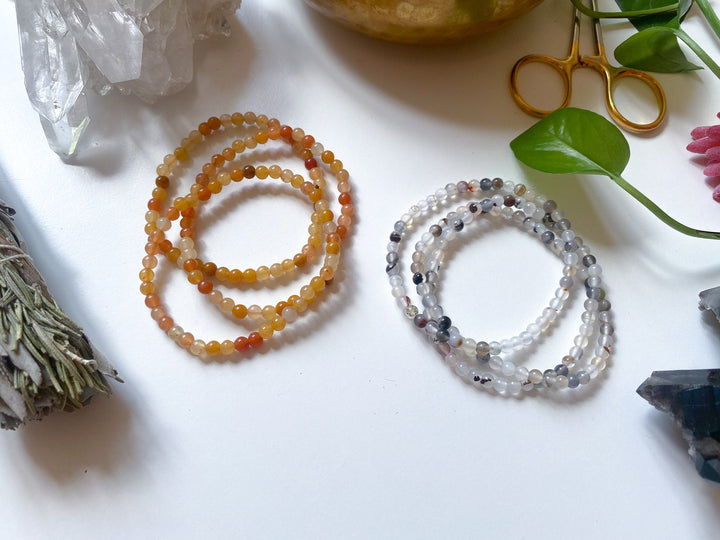 HEALING 4mm Crystal Stone Bracelets