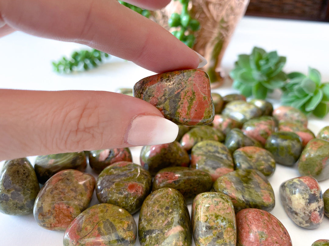 Unakite Tumbled Stone