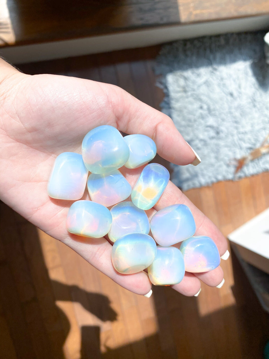 Opalite TIFFANY STONE - Meditation Stone - Business Success - Energy Enhancer - Mood Stablizer - Crystal for Transition - Psychic Powers