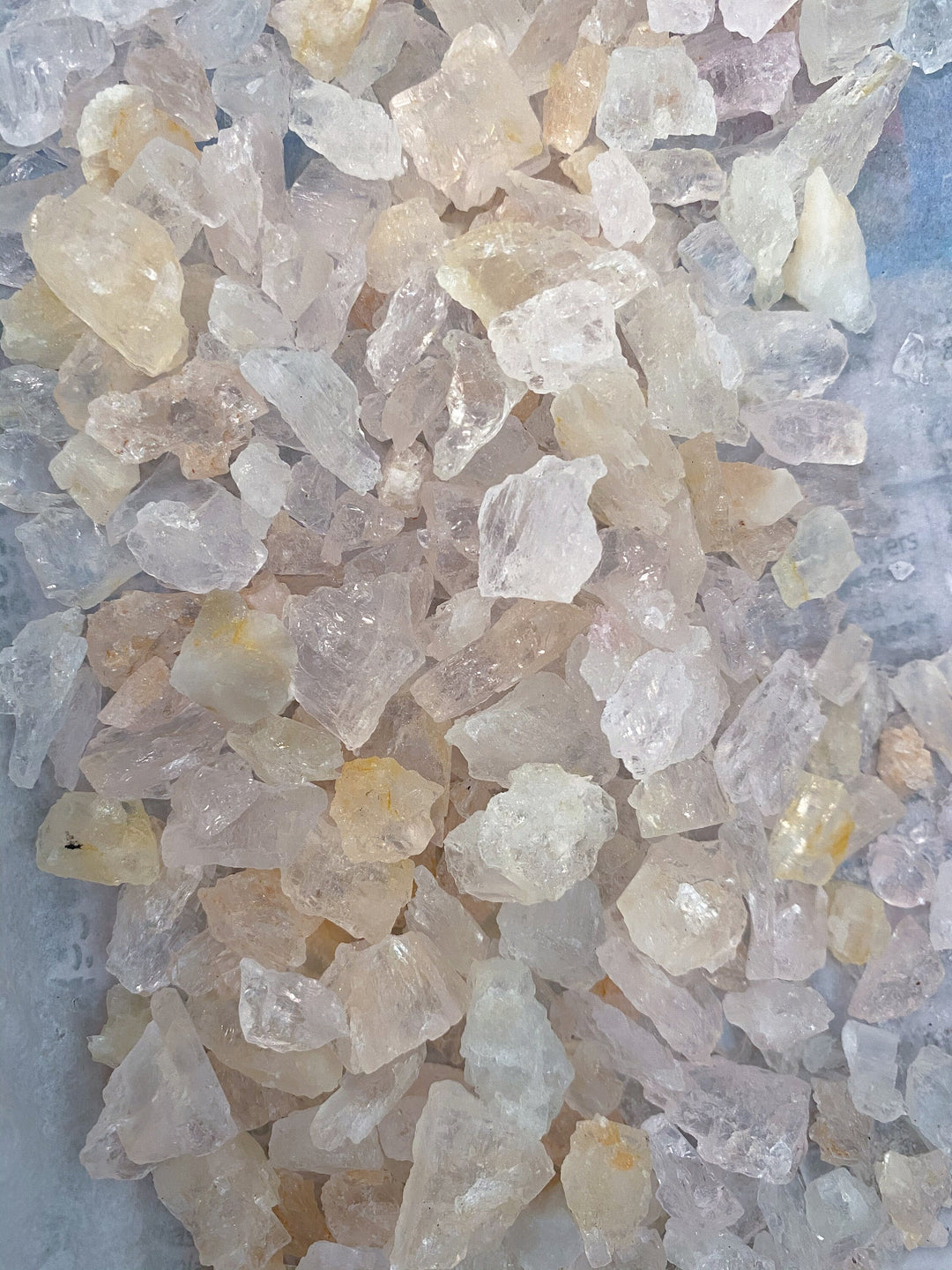 RARE Morganite Rough Stone Chips