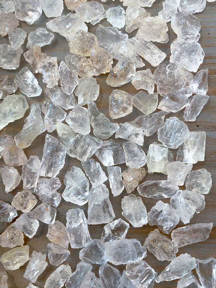 RARE Morganite Rough Stone Chips