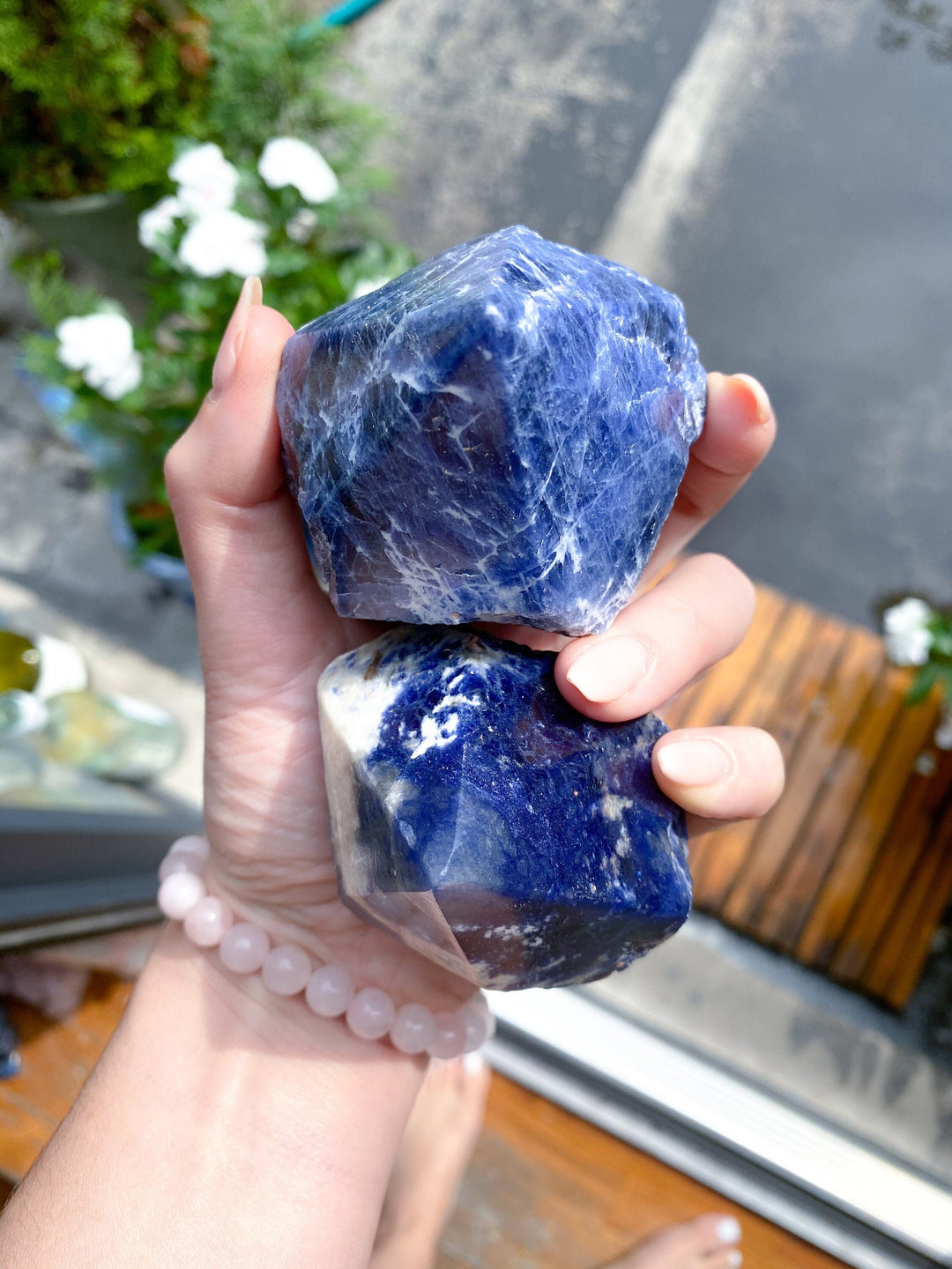 Sodalite Top Polish Point - You Choose Size