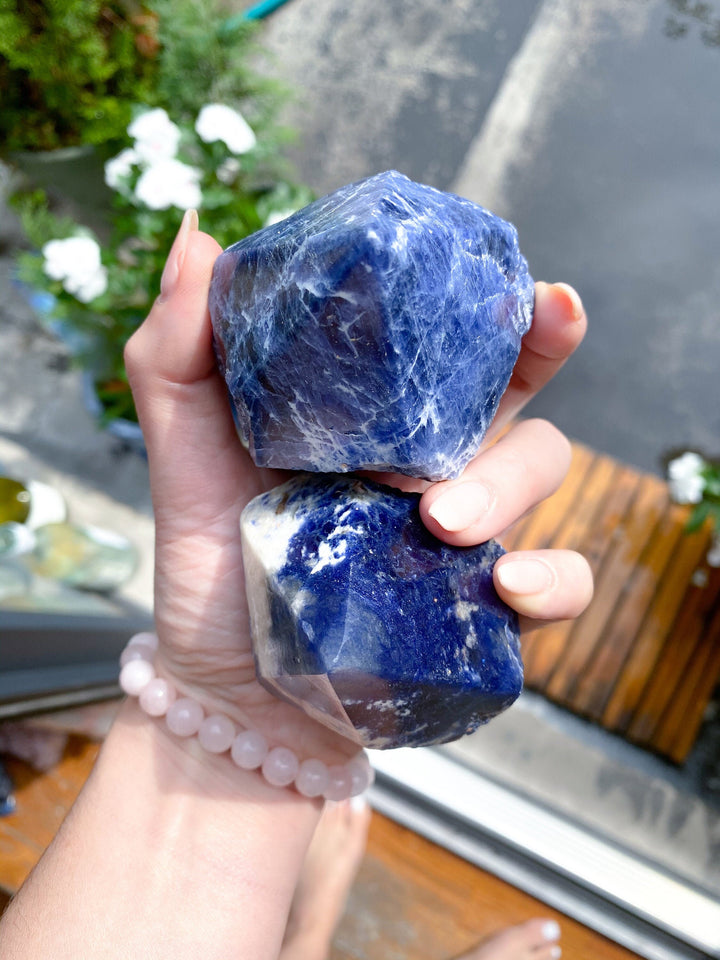 Sodalite Top Polish Point - You Choose Size