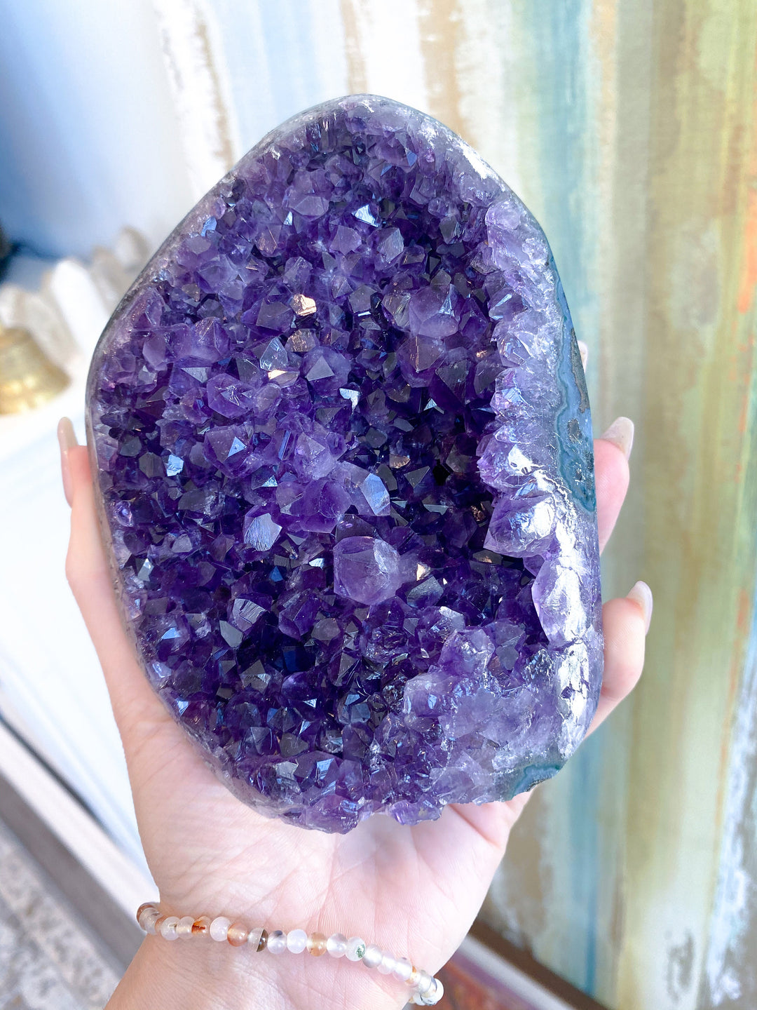 BEAUTIFUL Amethyst CHUNK - Protection Stone - Energy Cleanse Crystal - Calming Crystal - Creativity - Psychic Protection