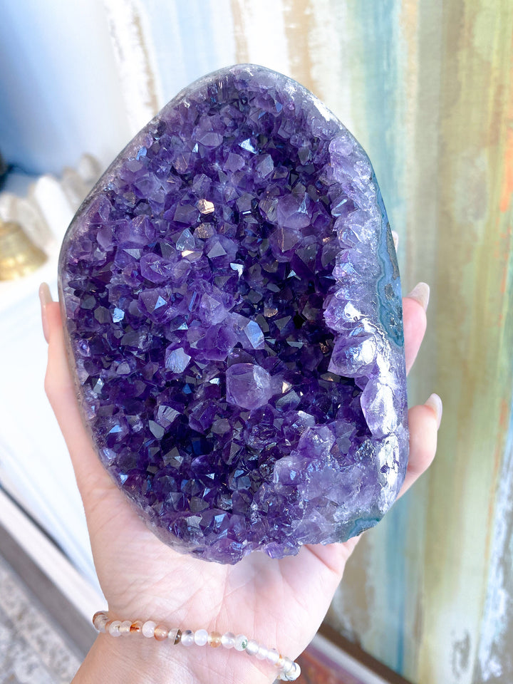 BEAUTIFUL Amethyst CHUNK - Protection Stone - Energy Cleanse Crystal - Calming Crystal - Creativity - Psychic Protection